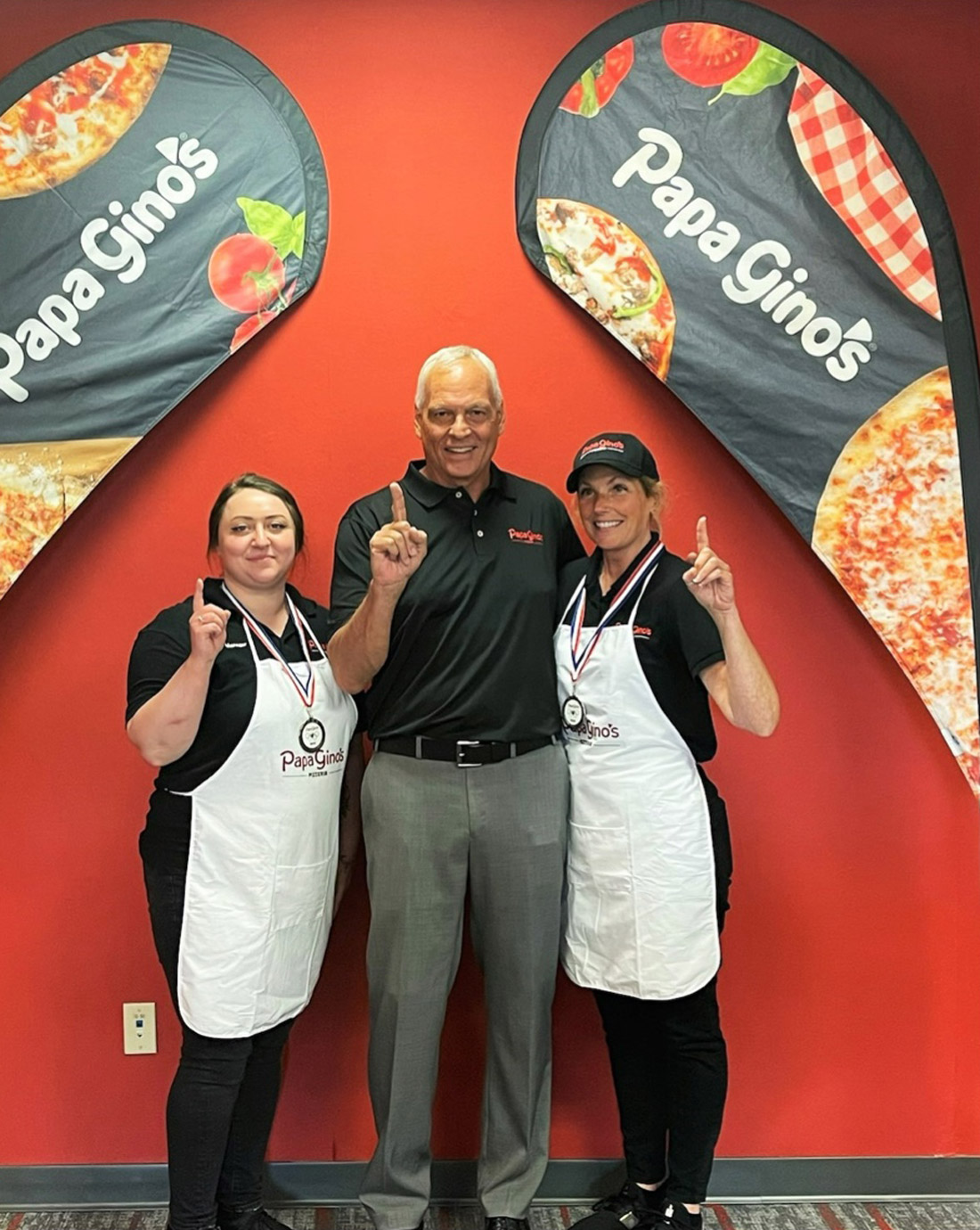 Excellent Papa Gino's team members